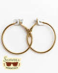 Classic Hoop Earrings 4cm