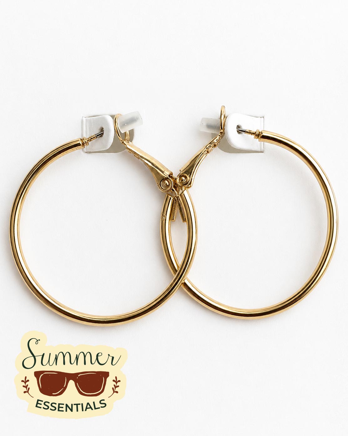 Classic Hoop Earrings 4cm