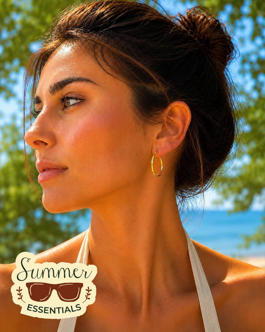 Classic Hoop Earrings 4cm