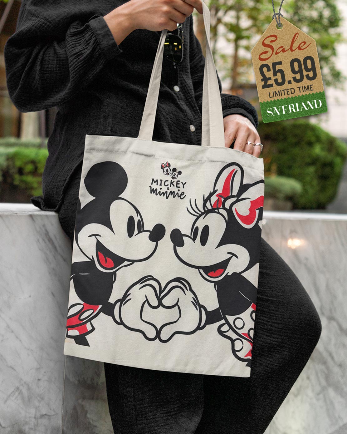 Mickey & Minnie Tote Bag - Small
