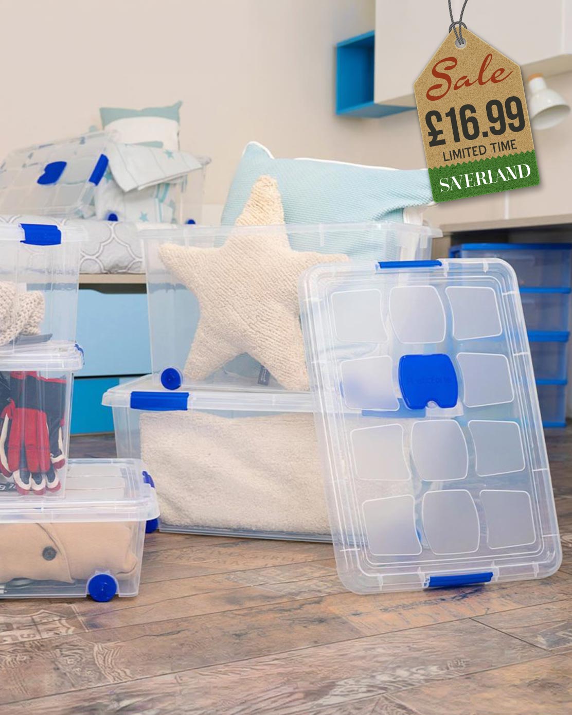 Plastic Forte No. 3 Storage Box 36 Litres