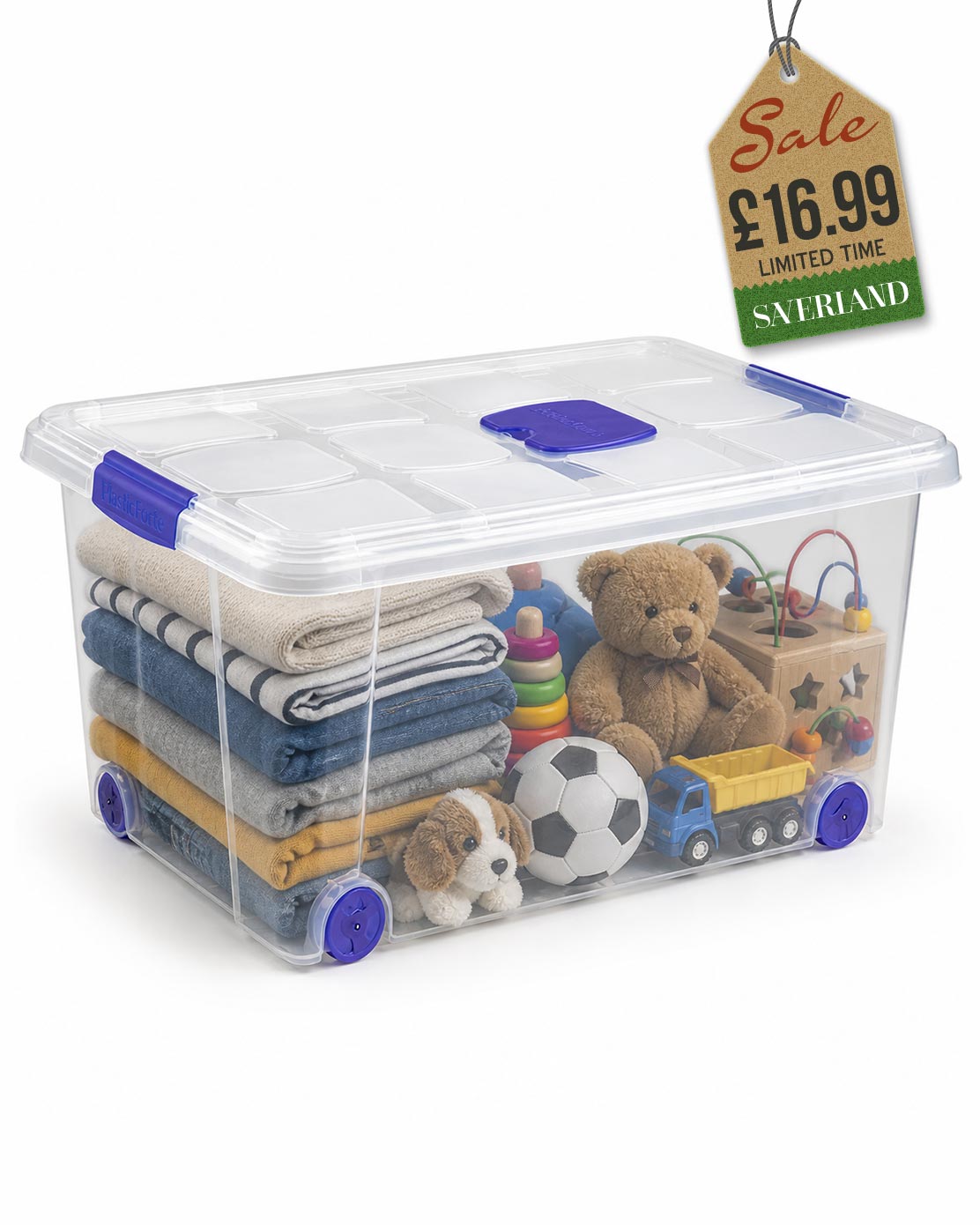 Plastic Forte No. 3 Storage Box 36 Litres