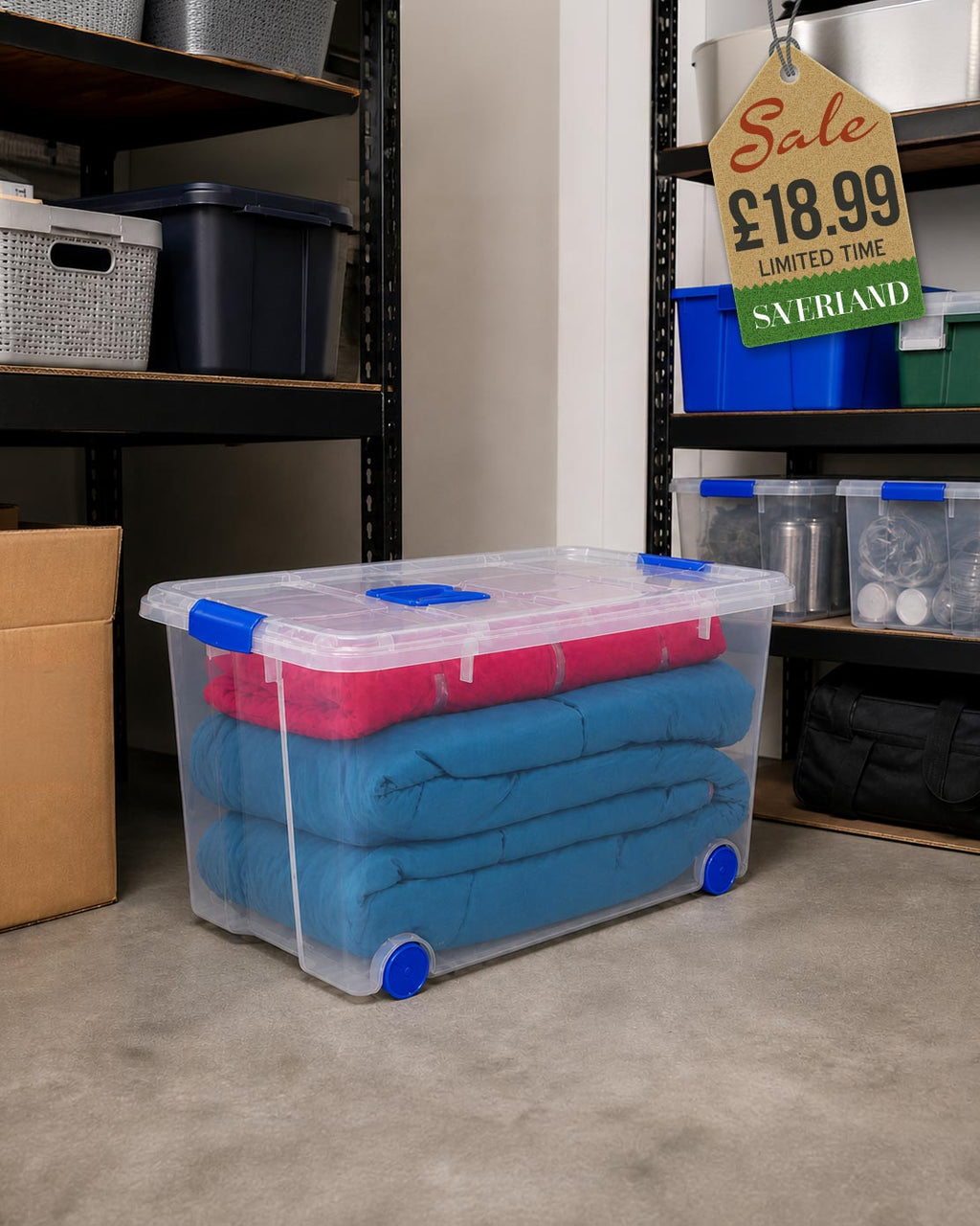 Plastic Forte No. 4 Storage Box 55 Litres