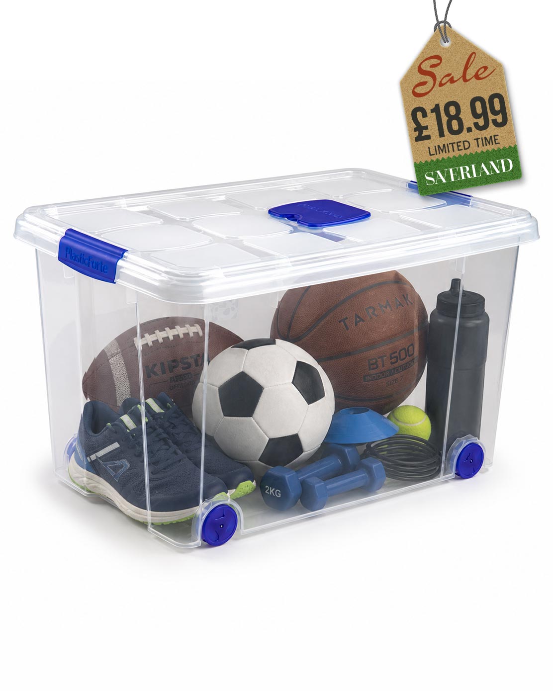 Plastic Forte No. 4 Storage Box 55 Litres