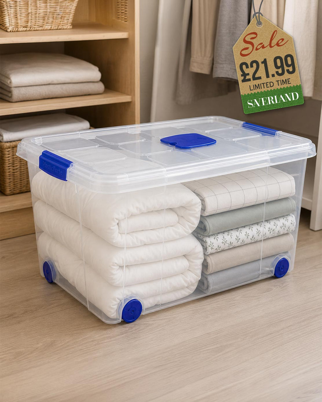 Plastic Forte No. 5 Storage Box 57 Litres