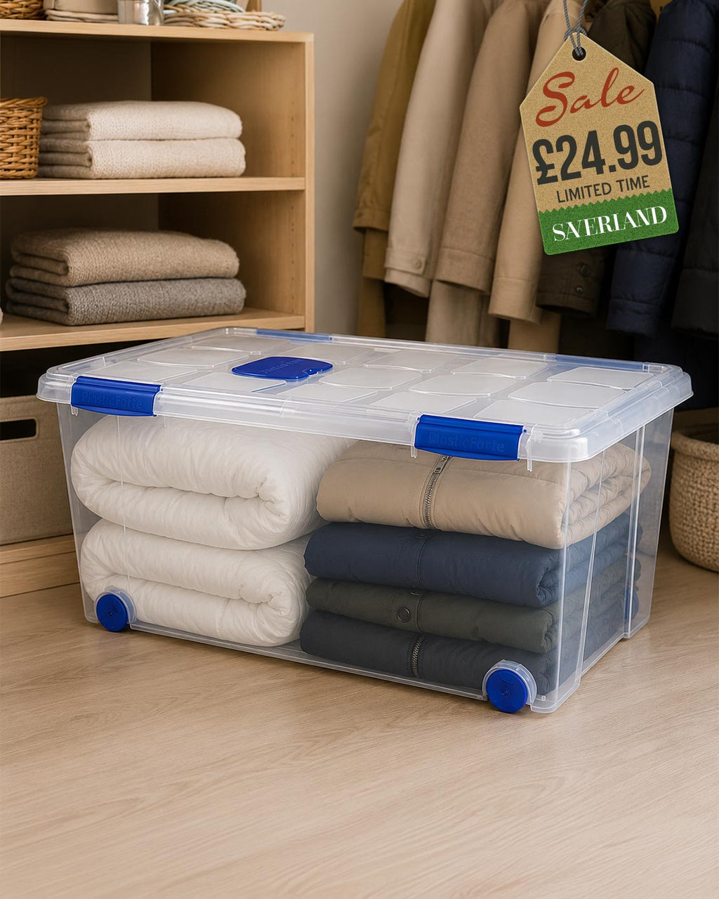 Plastic Forte No. 7 Storage Box 61 Litres