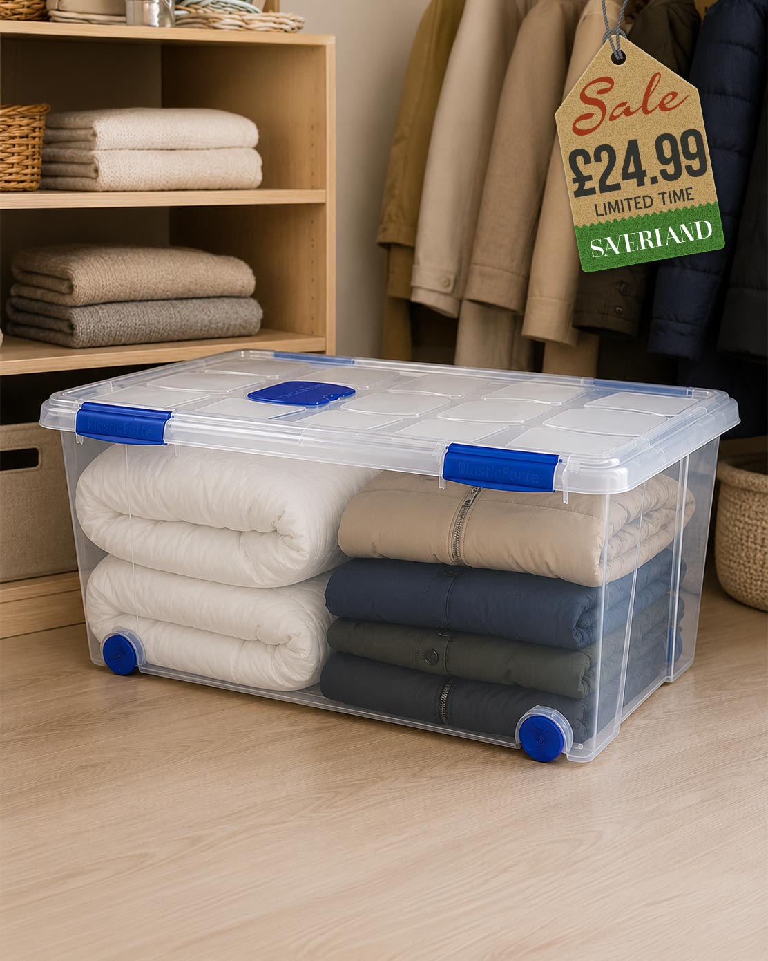 Plastic Forte No. 7 Storage Box 61 Litres