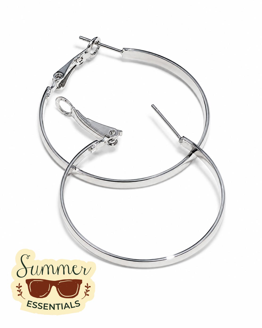 Classic Hoop Earrings 4cm